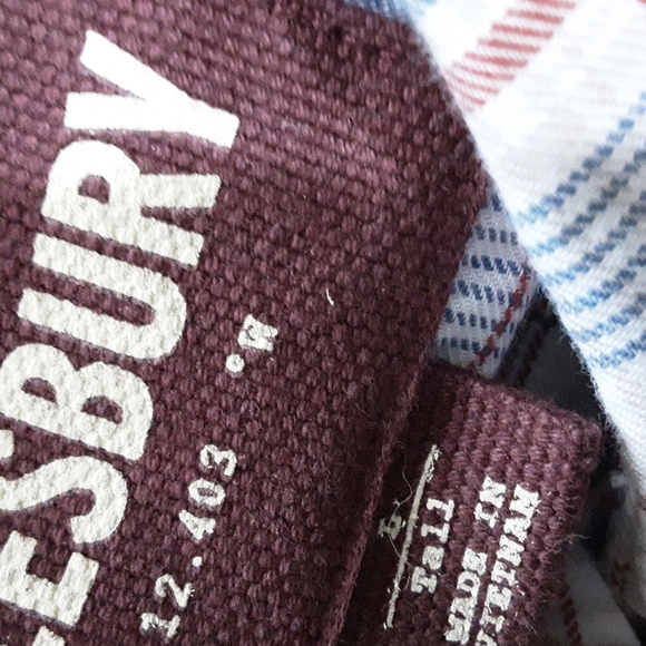 Alesbury men's plaid shirt button down casual size LT - Picture 7 of 8